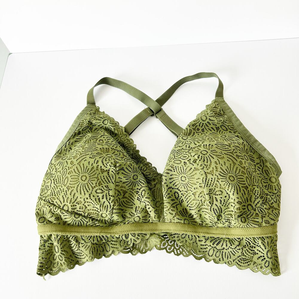 Auden Green Unlined Bralette XXL